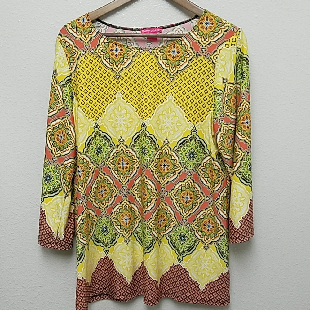 SUNNY LEIGH LONG SLEEVE BLOUSE